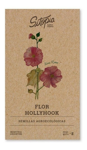 Semillas De Flor Hollyhock Sitopia 