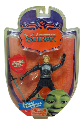 Shrek Dreamworks Figura Articulada Del Principe Encantador!!