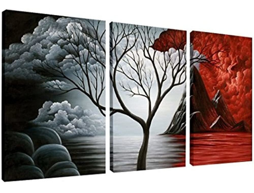 Wieco Art Extra Large The Cloud Tree Modern Gallery Envuelto