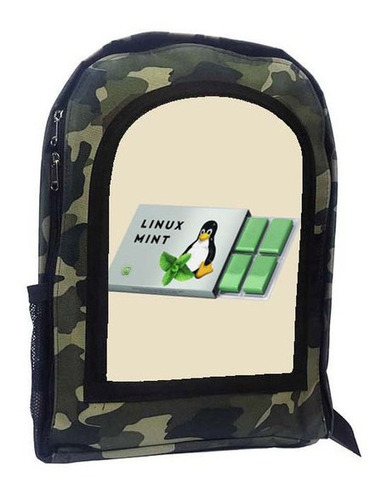 Mochila Camuflada Linux A37