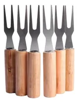 Comprar Set Tenedor Pinches De Copetin X 6 Picada Acero Inoxidable