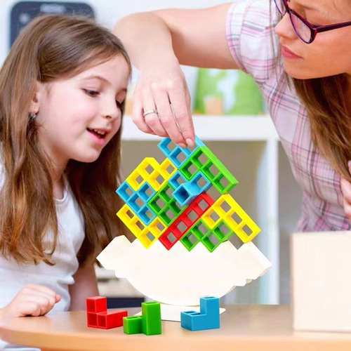 Juego De Equilibrio Educativo Tetris Tower Tetra Tower 48 Pi