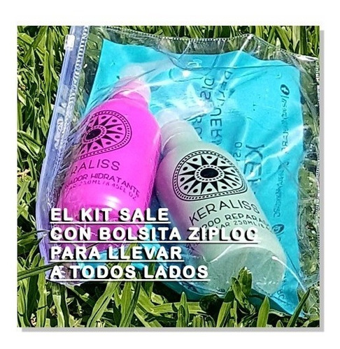 Imagen 2 de 4 de Keraliss Kit Shampoo Rep + Acondicionador Hidratante 250 Ml