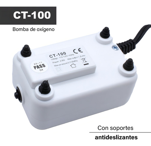 Sunsun - Bomba De Aire Pecera Oxigenadora Acuario De 10 A 60 Litros