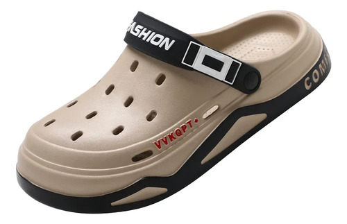 Sandalias Eva De Fondo Grueso Para Hombre, Zuecos De Playa Y
