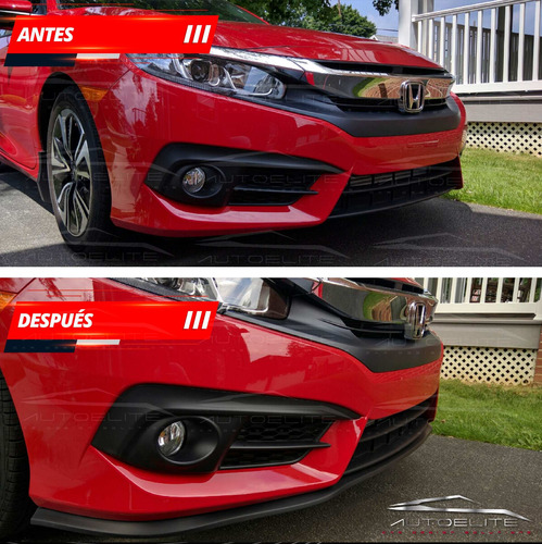 Imagen 3 de 10 de Lip Faldon Estribo Spoiler Universal Flexible Samurai 2.5m