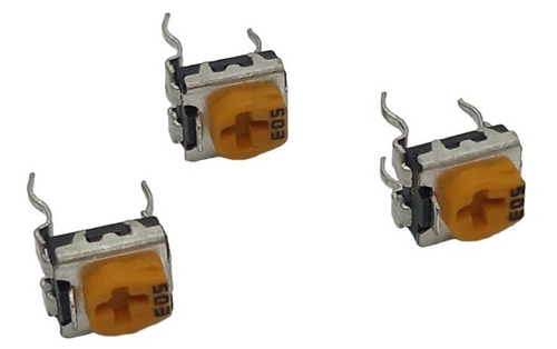 Pack 3 Potenciómetros 3 Pines 50 Kohms Wh06