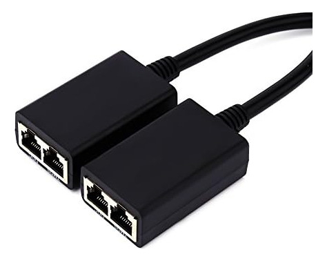 Convertidor Pusokei Cat6 Cat7 A Hdmi, Repetidor Extensor Lan