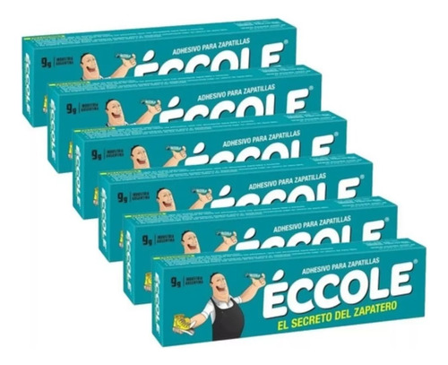 Eccole Adhesivo Pegamento Para Zapatillas Ecole 6x  9g 