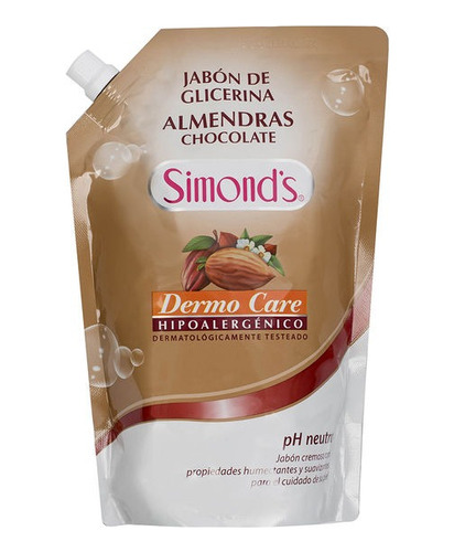 Simond's Jabón Liquido Doypack Chocolate Almendras 750ml