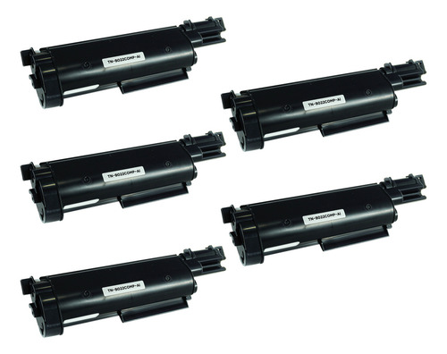 Kit 5 Toner Compatible Con Tn-b022 Tnb022 Dcp-b7535 Dcp-752 Tinta Negro