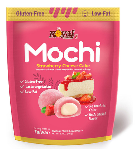 Royal Mochi Pay De Queso Con Fresa Pancake 180 G