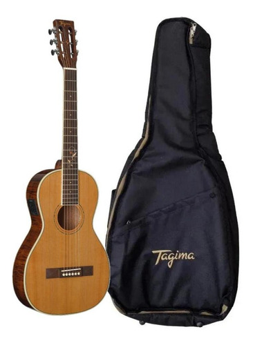 Violão Elétrico Tagima Fs 500 Nc Eq Com Bag Cor Natural Material do diapasão Chhlik wood – 19 T – R 14” Orientação da mão Destro