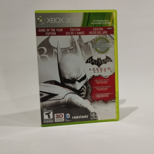 Batman Arkham City Juego Para Xbox 360 Ntsc Usa  2 Discos 
