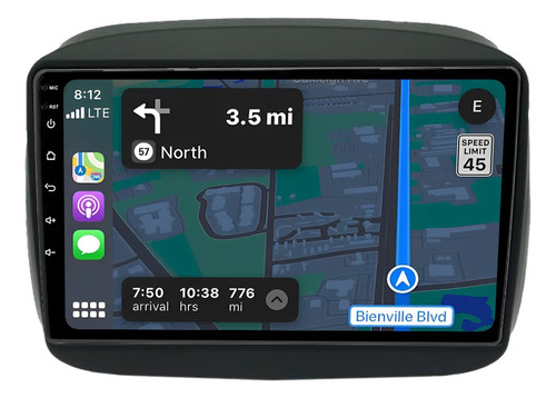 Multimidia 9p Mobi 16/21 Carplay Android Auto Mp5 + Ré