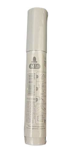 Imagen 2 de 2 de Marcador Pilot Pintor M 1.4 Mm Punta Redonda Blanco