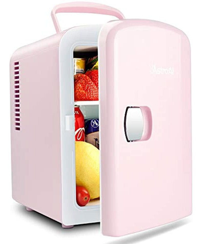 VEVOR Mini Nevera Pequeña Portátil 220V/12V 48W 10L Mini Refrigerador  Compacto 26x25x35cm Mini-Frigorífico Portátil Rosa Con Función De Frío Y  Calor 