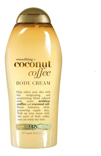 Crema Corporal Suavizante De Coco Y Café 577 Ml Ideal Piel