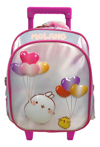 Mochila Molang Globos Kinder Con Carro Vs5439 Color Multicolor