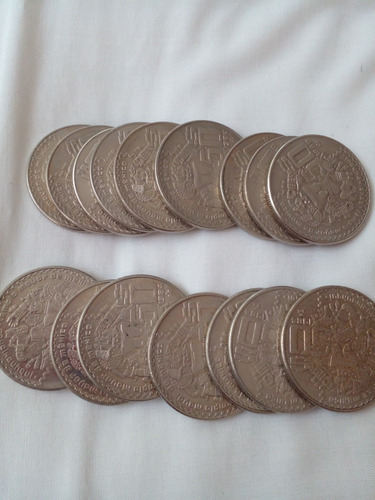 Venta De 16 Monedas De 50 Pesos Del Templo Mayor 