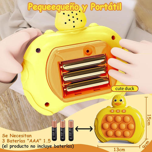 Juguetes Sensoriales Bubble Pop Relief Stress Quick Push Gam