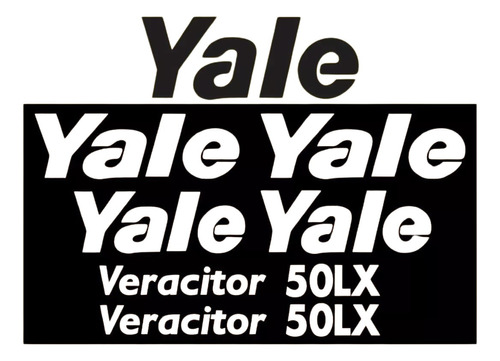 Kit Adesivo Empilhadeira Yale 50lx Completo + Etiquetas Mk