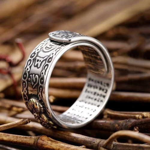 Anillo Pixiu Suerte Riqueza Prosperidad Feng Shui Hombre