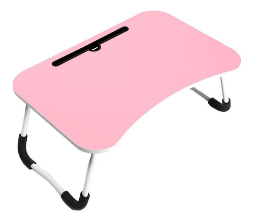 Mesa Cama Portátil Bandeja Notebook Laptop Teletrabajo Color Rosado