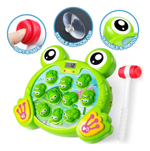 Yeebay Interactive Whack A Frog Game, Learning, Active, Earl