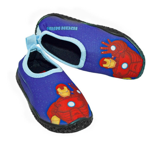Zapato Acuatico Sandalia Infantil Disney Marvel Iron Man