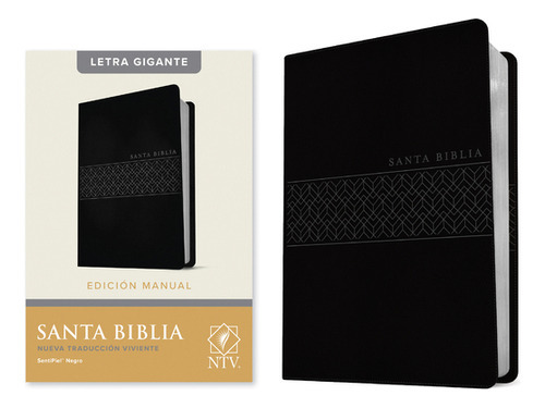 Biblia Ntv Edición Manual Letra Grande Negro 12pt, De Nueva Traducción Viviente. Editorial Tyndale, Tapa Pasta Blanda En Español
