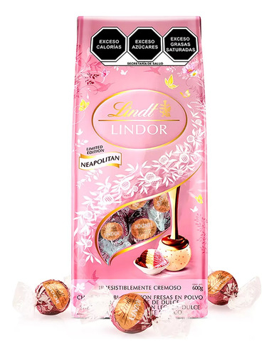 Lindt Lindor Napolitano Chocolates Rellenos 600 Gr