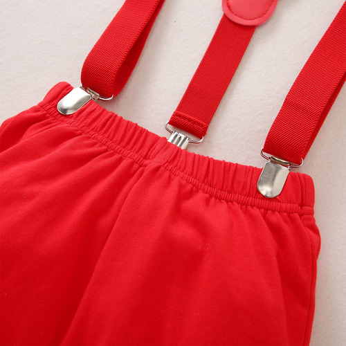 Traje De Primer Cumpleaños Para Niños Con Tirantes Espaciale