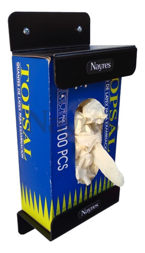 Imagen 3 de 5 de Soporte Dispenser Para Caja De Guantes Descartables Nayres