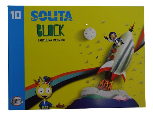 Block Cartulina Premium Solita ( 10 Hojas )