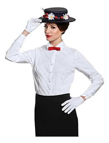 Disfraz Mujer Mary Poppins Accesorio Kit Adulto