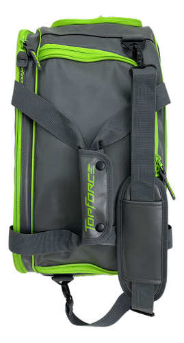 Bolso Paletas Top Force Pad Antideslizante Tira Desmontable Color Gris-verde 28227