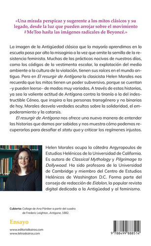 El Resurgir De Antígona: El poder subversivo de los mitos, de Morales, Helen. Editorial Editorial Kairos, tapa blanda en español, 2021