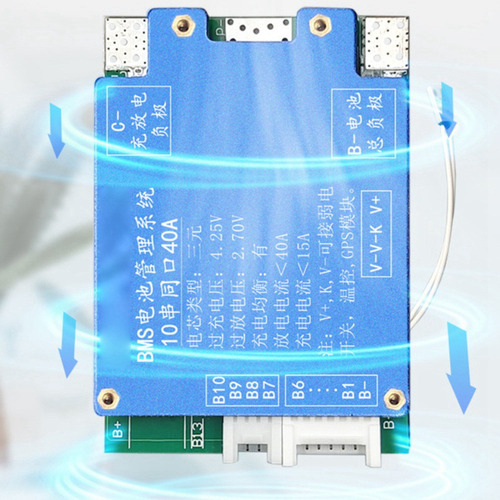 Baterias 18650 Bms 10s 40a 36v Proteção De Bateria De Célula