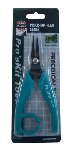 Imagen 2 de 4 de Pinza De Punta Plana Para Electronica 145mm Proskit 8pk-104d