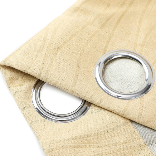 Cortinas blackout seda YRC alta calidad 264x240 Cm 2 paneles color beige