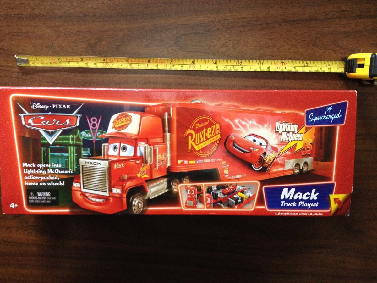 Disney Pixar Cars Mack Truck Playset Supercharged Envío Gratis