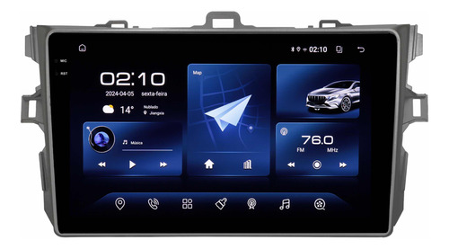 Multimidia Corolla 2009/2013 Android Auto Carplay 64gb 2gb