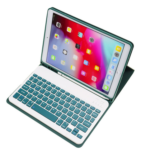 Funda De Piel Para iPad Mini4/5 Y Teclado Bluetooth