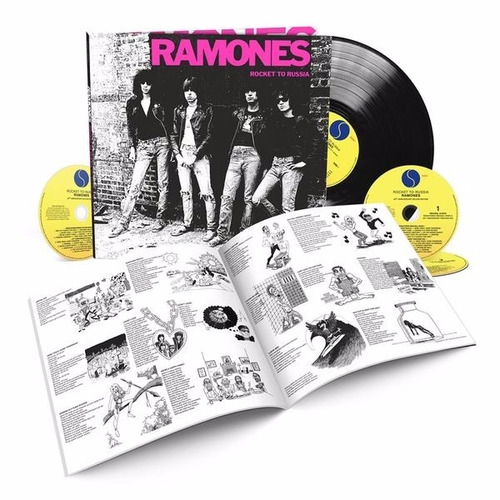 Ramones Rocket To Russia Deluxe 40th Nuevo 3 Cd + Vinilo Lp