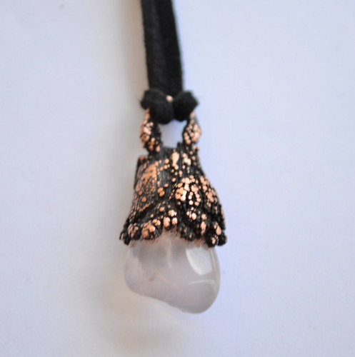 Imagen 5 de 5 de Collar Cuarzo Rosa, Amuleto De Amor, Autoestima Y Pasion