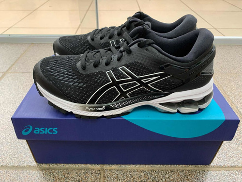 Tênis Asics Gel Kayano 26 Feminino Preto E Branco