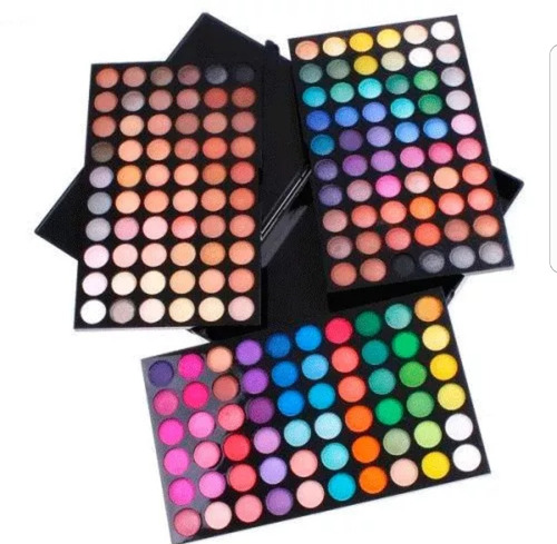 Manta De 24 Pinceles + Paleta De Sombras 180 Colores