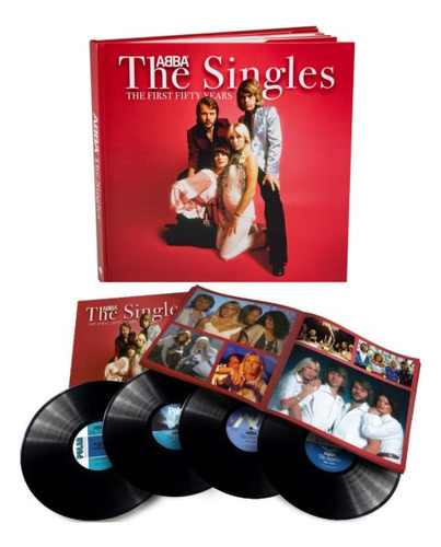 Vinilo Abba The Singles The First Fifty Years 4 Lp Eu Import Estándar