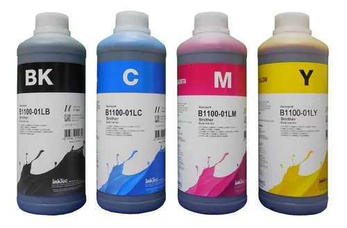 comprar Kit Paquete 4 Litros Tinta Inktec Compatible Brother B1100